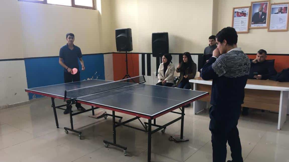 Okulumuzda 1. Masa tenisi turnuvası gerçekleştirildi.